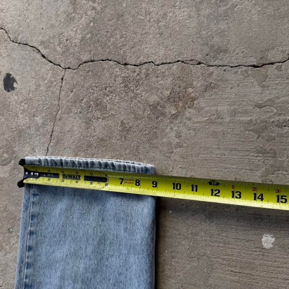 Levi's light wash low pro straight jeans - Picture 6 of 8